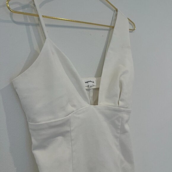 Revolve Superdown Eleanor Mini White Dress Size Small - Picture 4 of 8